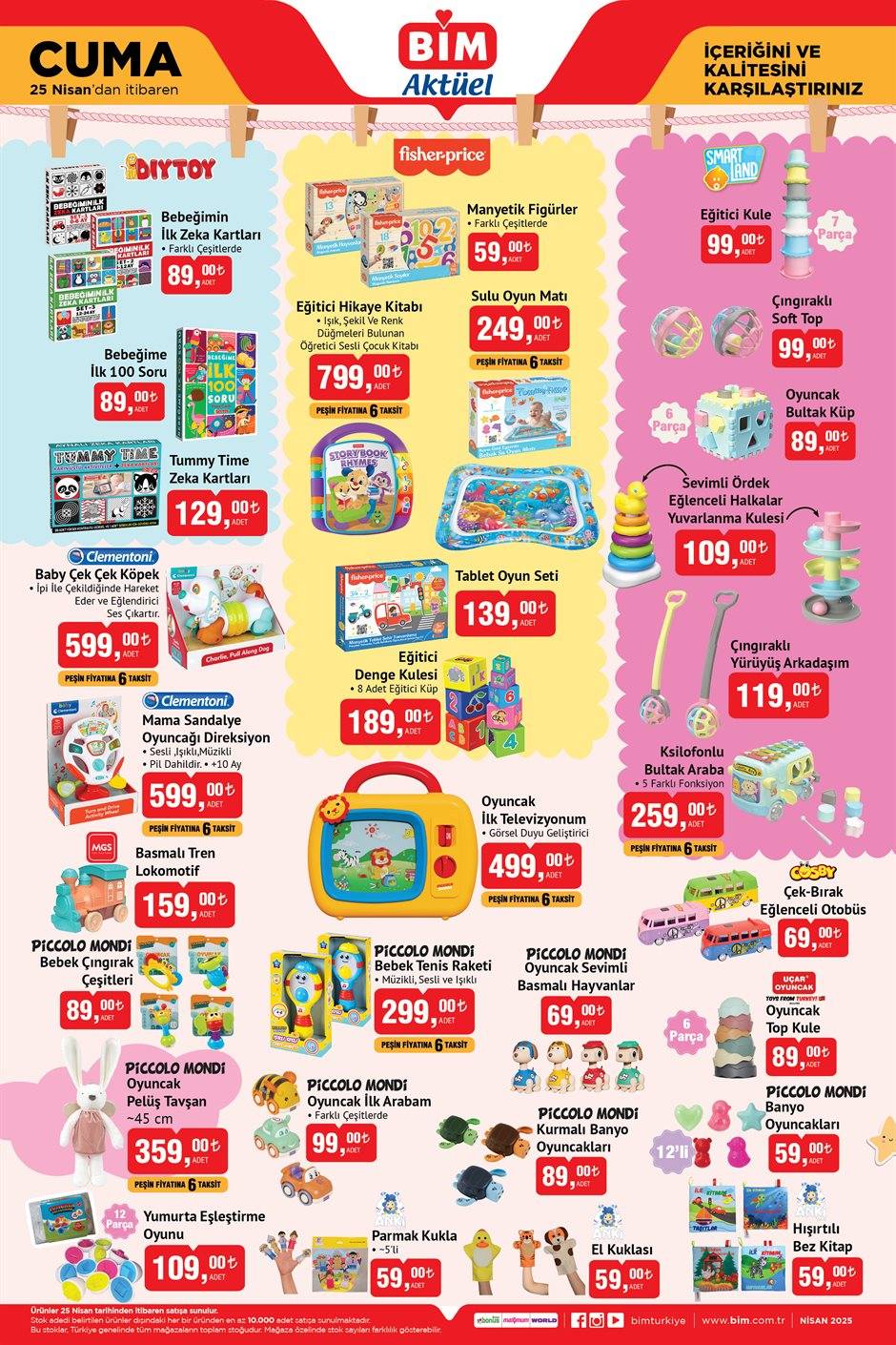 BİM 25 Nisan Cuma aktüel kataloğunu yayınladı! 4